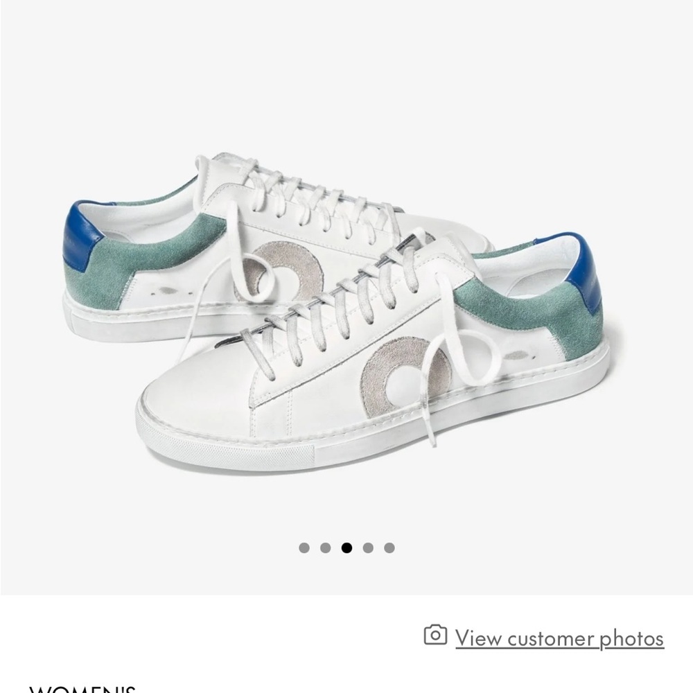 Oliver Cabell White and Blue Sneakers